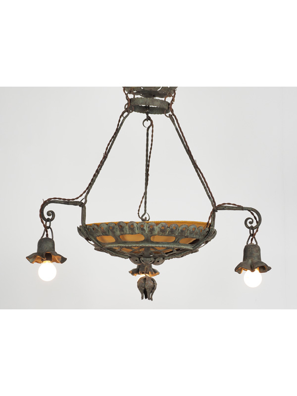 Wrought Iron Chandelier #4217