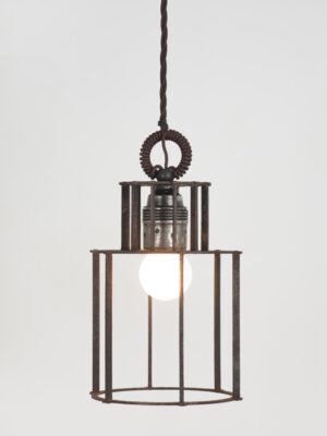 Oxidized Iron Pendant Lamp #4308