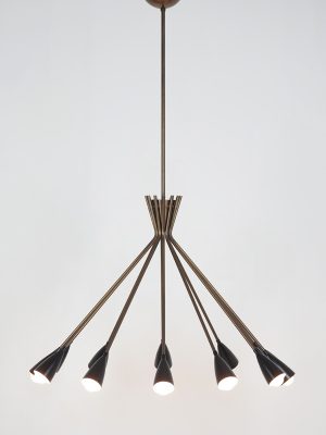 Lampadario in Ottone a 12 luci #4375