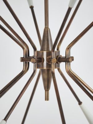 Lampadario in Ottone a 16 luci #4432
