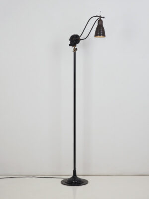 Enameled Iron Floor Lamp #4574