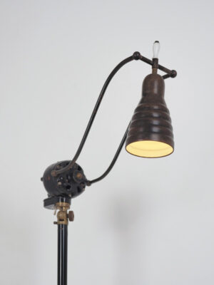 Enameled Iron Floor Lamp #4574