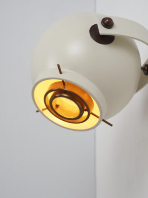 Adjustable Space Age Eyeball Sconce #4591