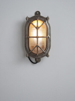 Solid Nickel-Plated Brass Sconce #4593