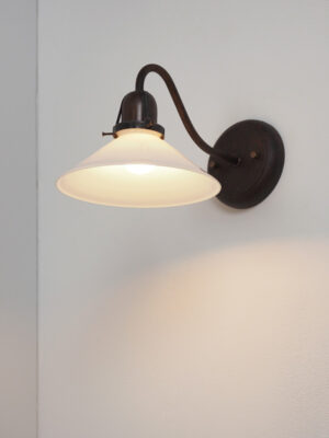 Oxidized Iron Sconce #4621