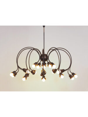Monumental 30-light Brass Chandelier #4625