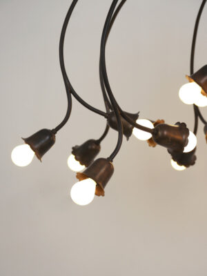 Monumental 30-light Brass Chandelier #4625